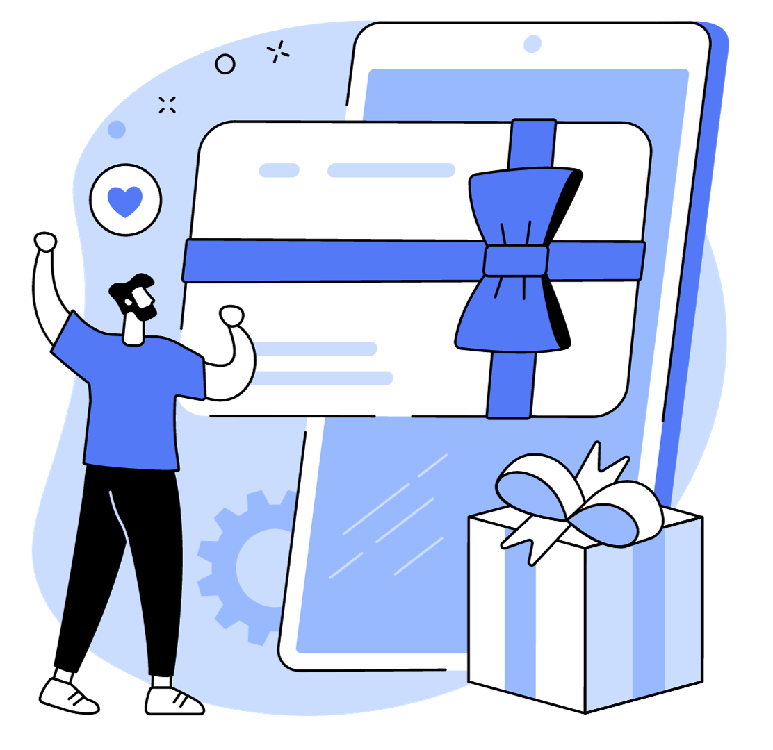 Digital gifting link